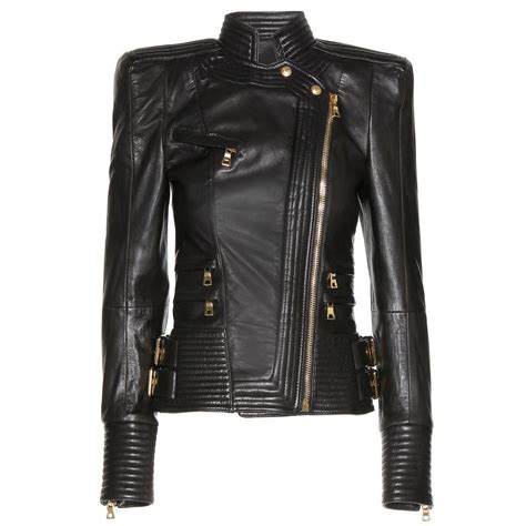 balmain leather jacket womens replica